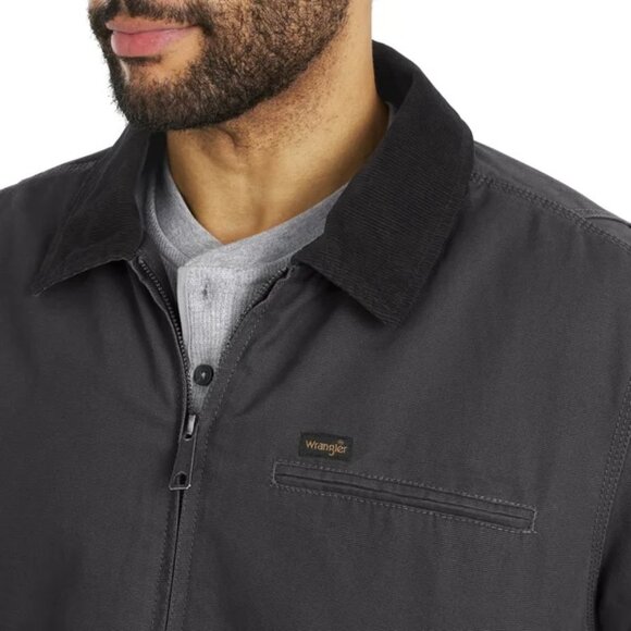 Wrangler Men's Workwear Jacket, Gray - Picture 1 of 10